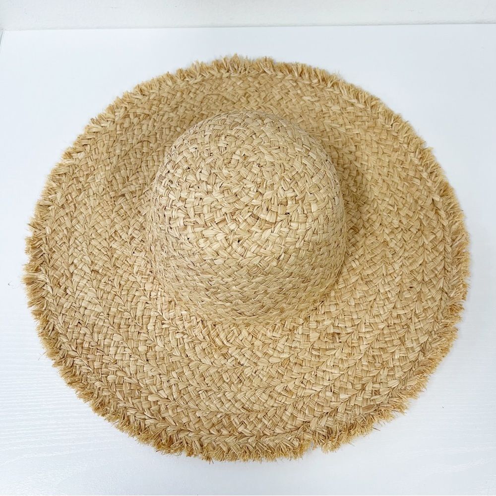 Stoney Clover Lane Raffia Floppy Sun Hat